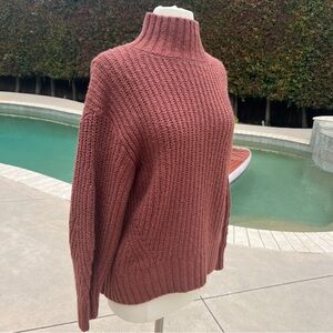 Anthropologie Maeve Cozy Knit Turtleneck Sweater